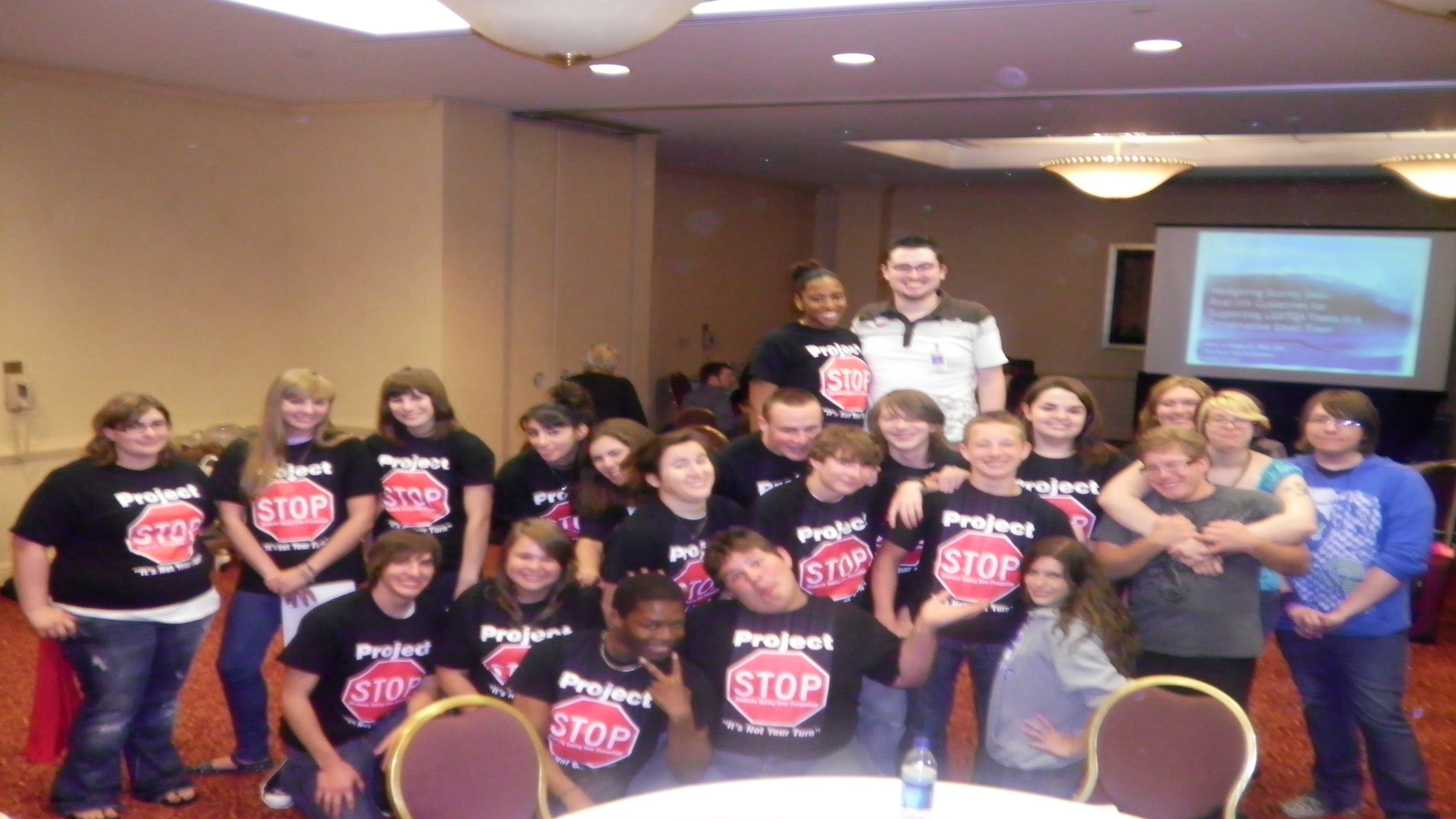 Project STOP teens group photo